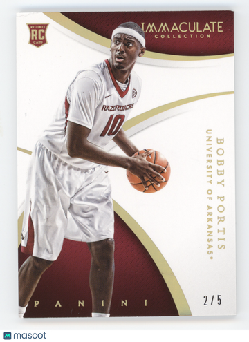 2015 Panini Immaculate Collection Bobby Portis #111 Immaculate Marks /5 RC