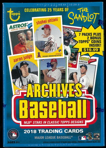 2018 Topps Archives Baseball Blaster Box