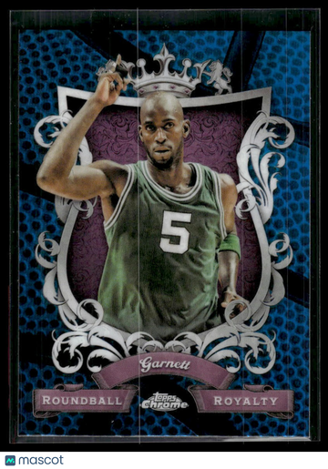 2023-24 Topps Chrome Kevin Garnett #RR-6 Roundball Royalty Refractor Blue Basketball