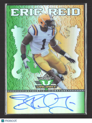 2013 Leaf Valiant Eric Reid #BA-ER1 Authentic Signature Auto