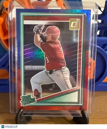 2025 Donruss - Red and Blue Rintaro Sasaki #127