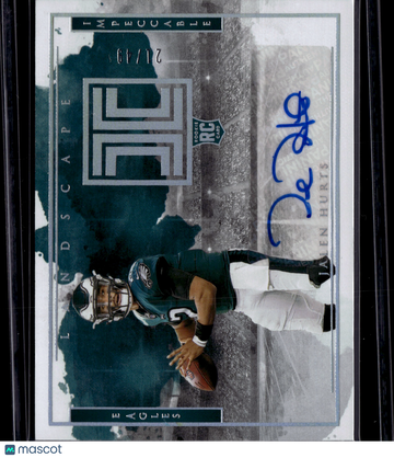 2020 Panini Impeccable Jalen Hurts #RL-JAH RC
