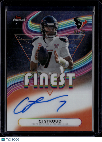 2025 Topps Finest C.J. Stroud #FA-CJS /25