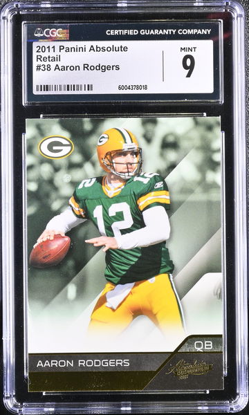 2011 PANINI AARON RODGERS #38 CGC 9