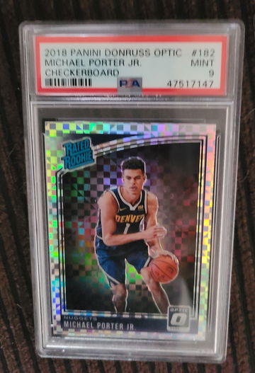 2018 Donruss Optic Michael Porter Jr Checkerboard PSA 9