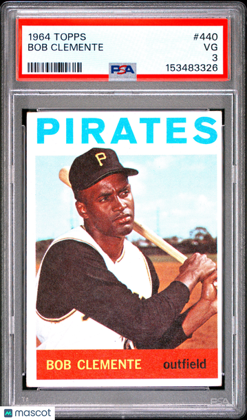 1964 Topps Bob Clemente #440 PSA 3