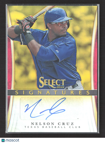 2013 Panini Select Prizm Signatures Nelson Cruz #NC