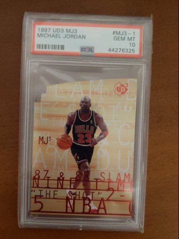  1997 UD3 #MJ3-1 Michael Jordan PSA 10