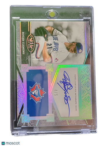 2025 Topps Tier One Top Shelf Signatures Roger Clemens #TSS-RC /5 Top Shelf Signatures Card