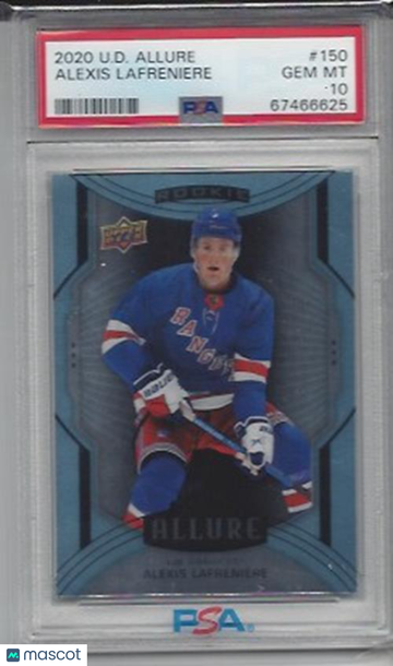 2020 Upper Deck Allure Alexis Lafreniere #150 PSA 10