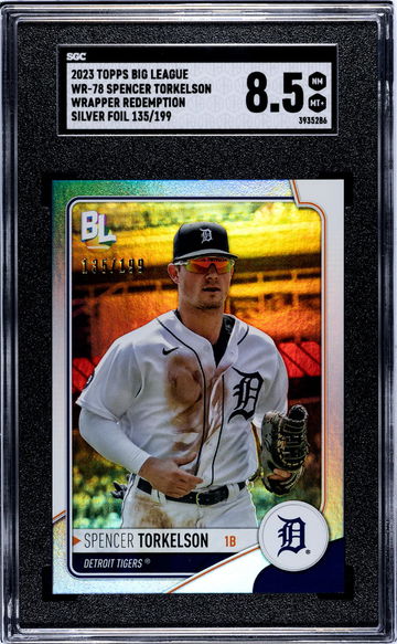 2023 Topps Big League Silver Foil Spencer Torkelson #WR-78 /199 SGC 8.5