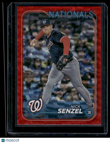 2024 Topps Update Nick Senzel #US264 Red Crackle Foilboard SN