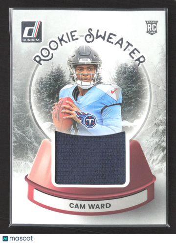 2025 Panini Donruss Rookie Sweater Cam Ward #SWE-CWD RC Memorabilia