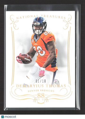 2015 Panini National Treasures Demaryius Thomas #90 /10