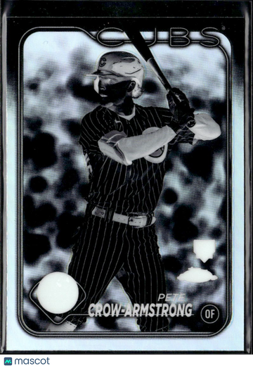 2024 Topps Chrome Pete Crow-Armstrong #16 Negative Refractor
