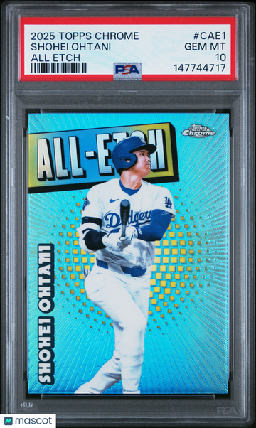 2025 Topps Chrome All Etch Shohei Ohtani #CAE1 PSA 10
