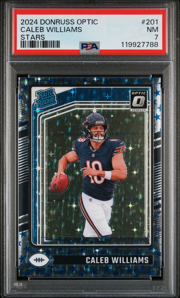 2024 Optic Stars Caleb Williams #201 PSA 7