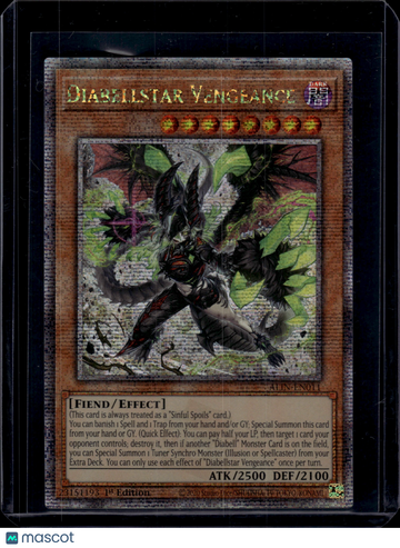 2020 Yu-Gi-Oh! Alliance Insight Diabellstar Vengeance (Quarter Century Secret Rare) #ALIN-EN011