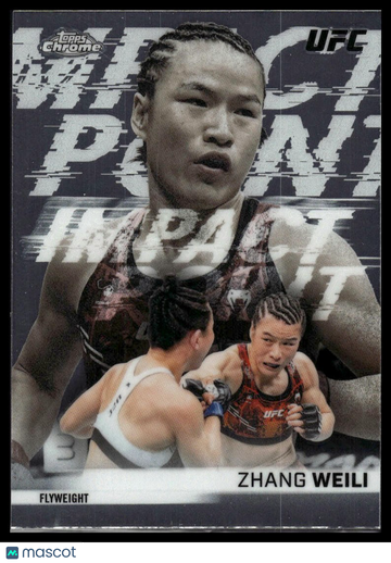 2026 Topps Chrome UFC Zhang Weili #IP-18 Impact Point