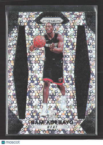 2017 Panini Prizm Bam Adebayo #51 White Sparkle RC