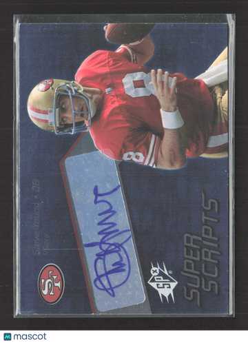2008 Upper Deck SPx Super Scripts Steve Young #SS-SY