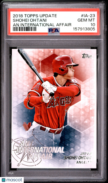 2018 Topps Update An International Affair Shohei Ohtani #IA-23 PSA 10