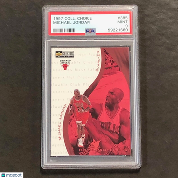 1997 Collector's Choice Michael Jordan #385 PSA 9
