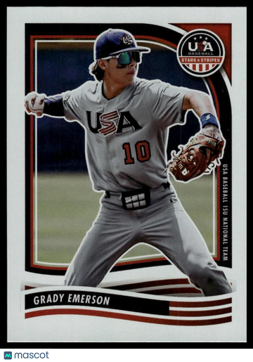 2024 Panini Stars & Stripes USA Baseball Grady Emerson #48