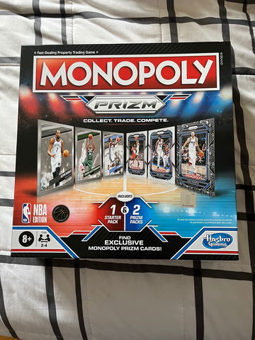 NBA Prizm Monopoly Board Game Sealed