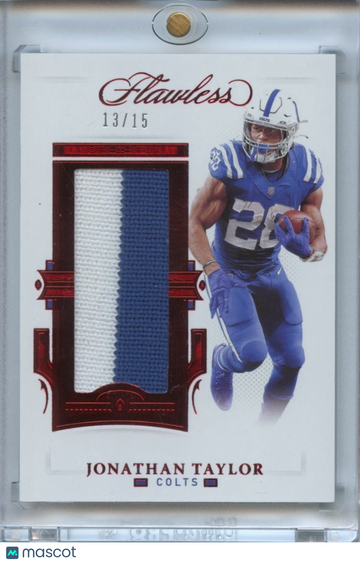 2021 Jonathan Taylor Patch Panini Authentic