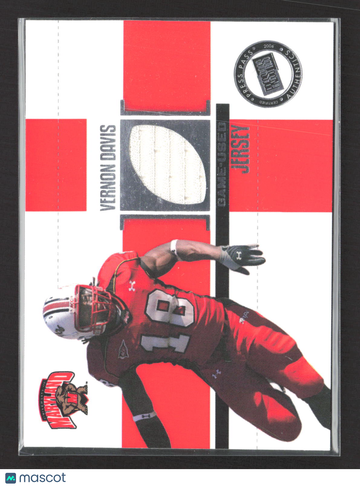 2006 Press Pass SE Vernon Davis #JC/VD Game-Used Jersey