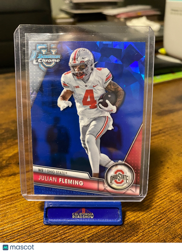 2023 Bowman Julian Flemming #109 Sapphire Rookie