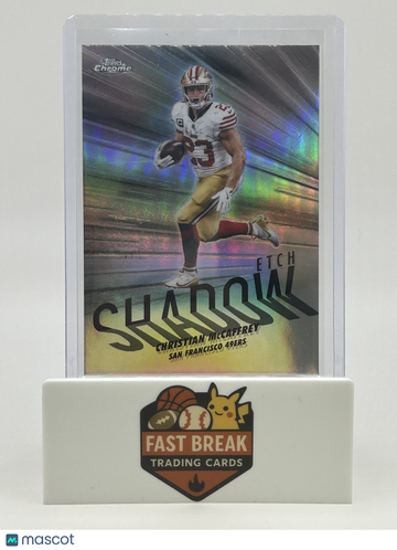 2025 Topps Chrome Shadow Etch Christian McCaffrey #SE-11