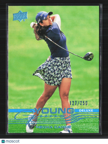 2026 Upper Deck Golf Young Guns Deluxe Megha Ganne #121 /250