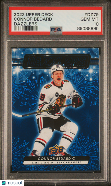 2023 Upper Deck Dazzlers Connor Bedard #DZ79 PSA 10