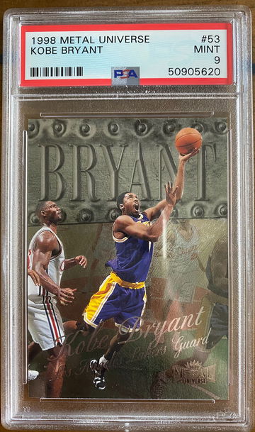 1998 Kobe Bryant metal universe 