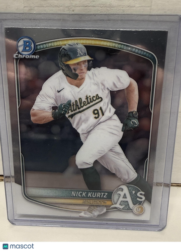2025 Bowman Nick Kurtz #BCP-114 Chrome Prospects