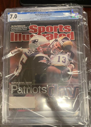Sports Illustrated Volume 96 # 6 1st Tom Brady Super Bowl Win Cover !!!!!