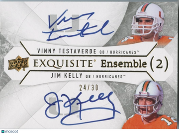 2012 Jim Kelly Vinny Testaverde Upper Deck