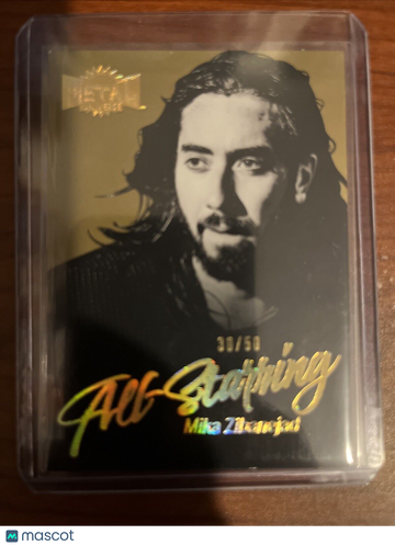2022-23 Skybox Metal Universe - All-Starring - Gold Mika Zibanejad #AS-46 Gold