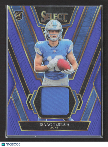 2026 Panini Select Prizm Isaac Teslaa #RSW-ITA Blue RC Rookie Swatches Memorabilia
