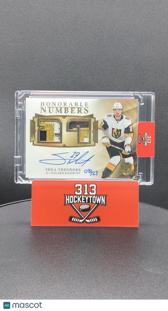 2022 Upper Deck The Cup Honorable Numbers Shea Theodore #HN-ST /27