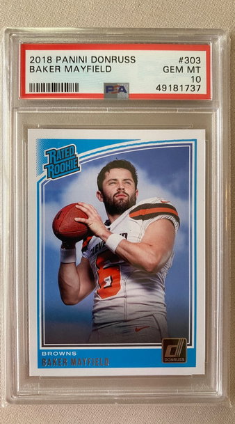 2018 Donruss Baker Mayfield PSA 10!!