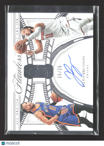 2024 Panini Flawless All-NBA Ink Jalen Brunson #ALL-JBR /25