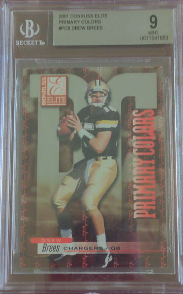 2001 Donruss Elite Primary Colors 489/975Drew Brees