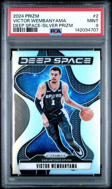 2024 Panini Prizm Silver Prizm Victor Wembanyama #2 PSA 9