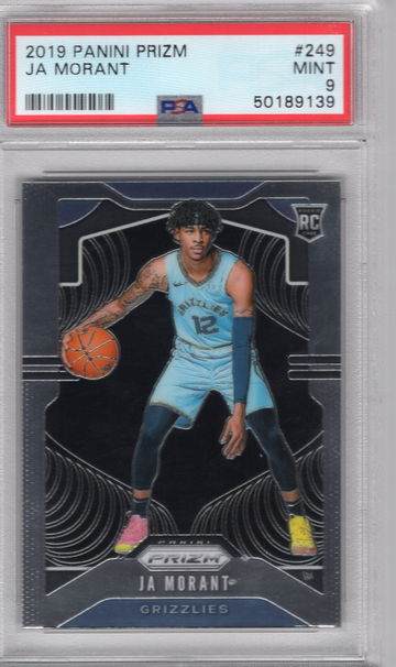 2019 Panini Prizm Ja Morant Grizzlies RC PSA 9 MINT