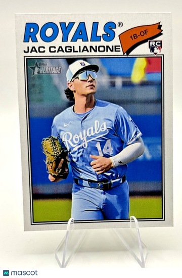 2026 Topps Heritage Jac Caglianone #136 [Base] Rookie Base Set