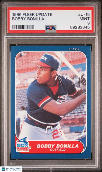 1986 Fleer Update Bobby Bonilla #U-15 PSA 9