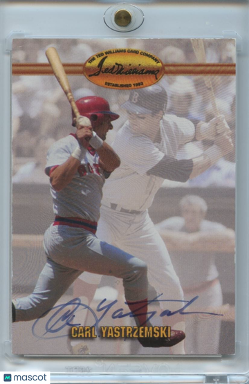 1993 Ted Williams Card Company Carl Yastrzemski Ted Williams #7 Authentic